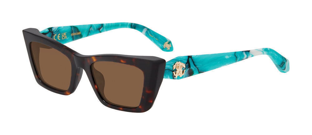 ROBERTO CAVALLI SUN SRC169M Sunglasses BROWN/YELLOW HAVANA (0743) 52mm